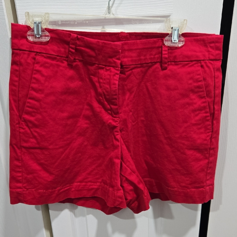 Nautica Red Shorts Classic Cotton Style